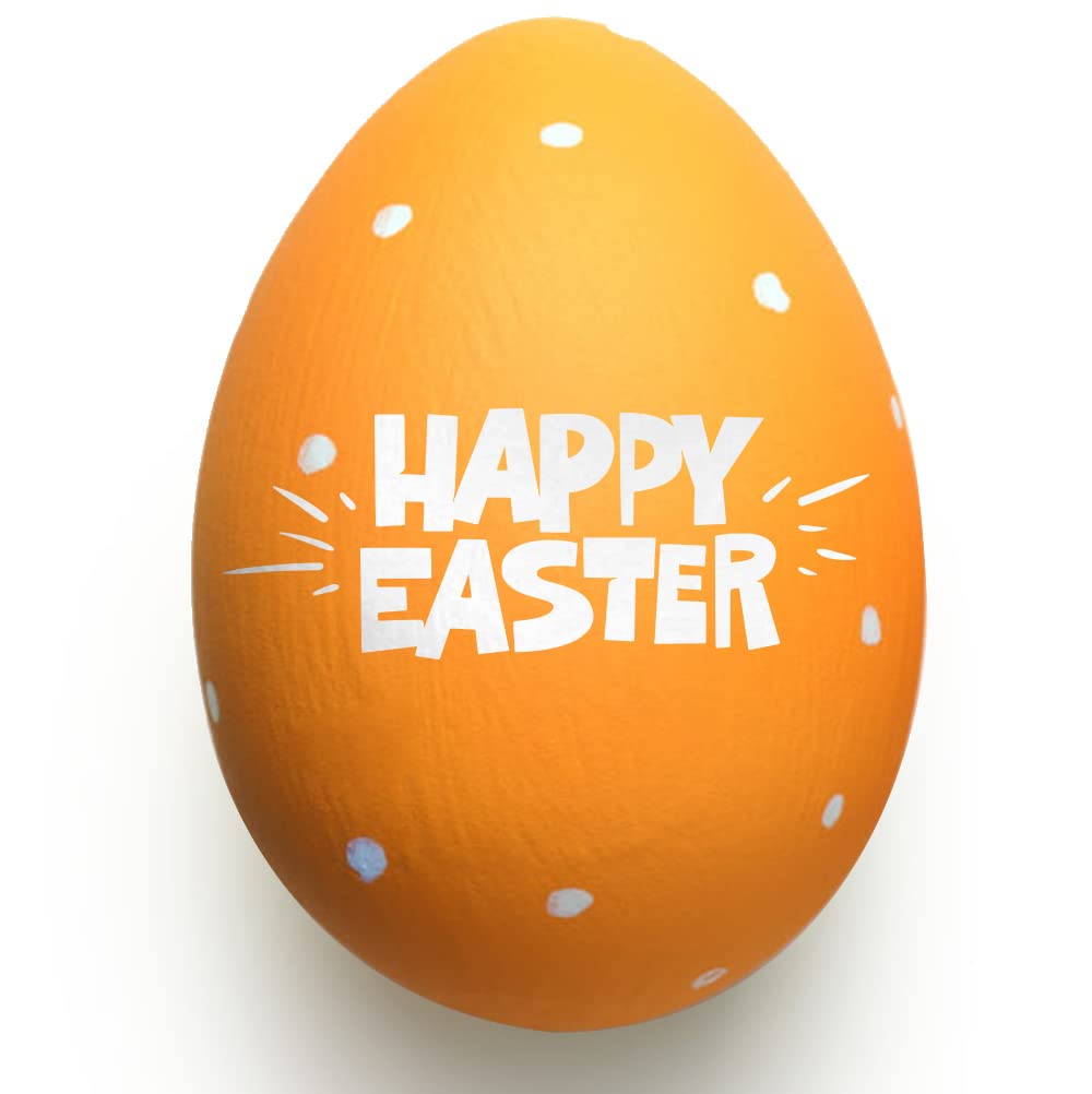 5-Piece Easter Egg Clear Stamps Set for Card Making, Scrapbooking & Paper Crafts - Happy Easter Blessing Words Transparent Rubber Stamps - Perfect for Greeting Cards, DIY Albums & Holiday Decorations