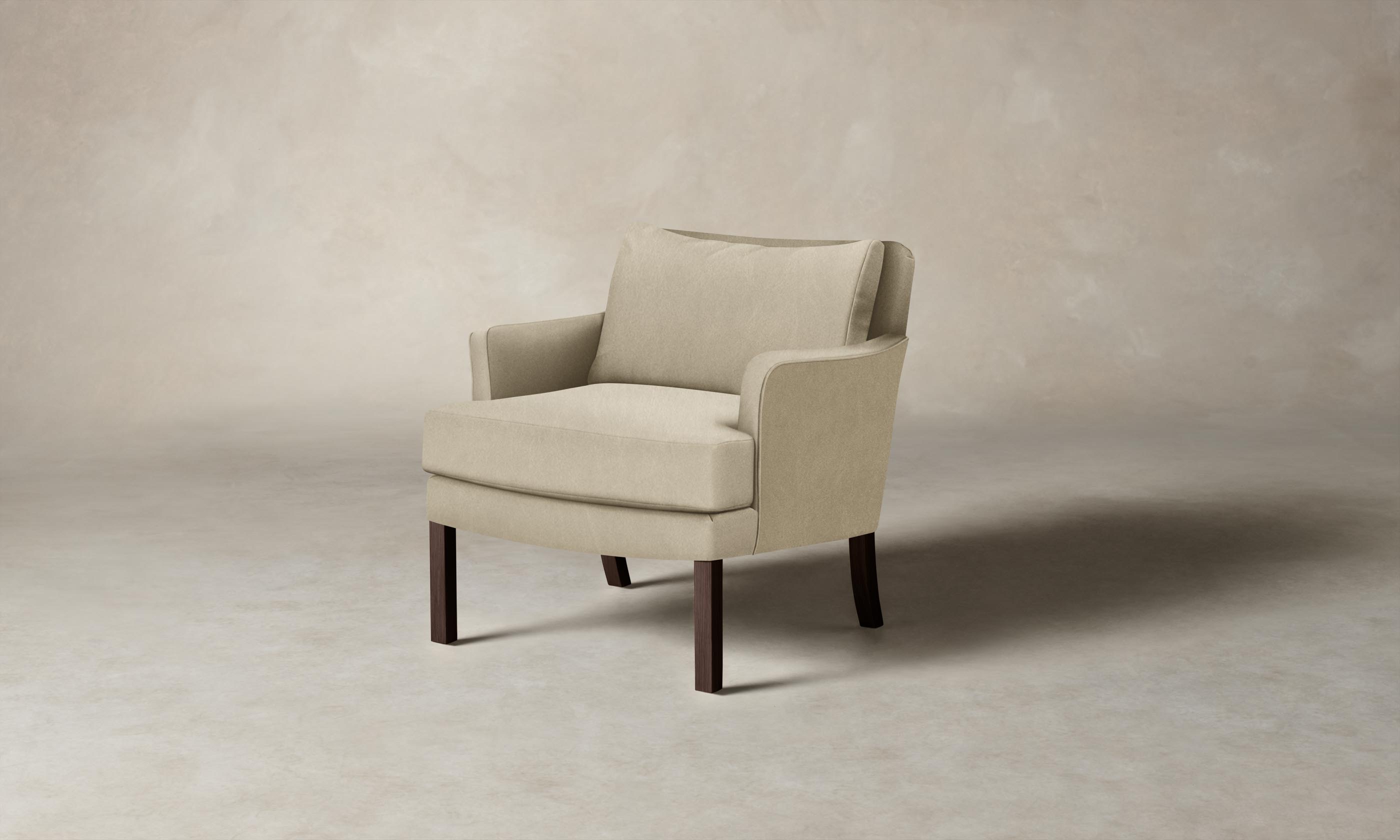 Premium Tuscan Leather Kaye Chair - Luxurious Bisque Finish for Living Room, Office & Lounge - Comfortable & Stylish Seating Solution