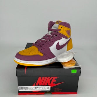 AIR JORDAN 1 BROTHERHOOD Men's Basketball Shoes Size 10 - 555088-706 | Retro High-Top Sneakers for Streetwear & Casual Outfits
