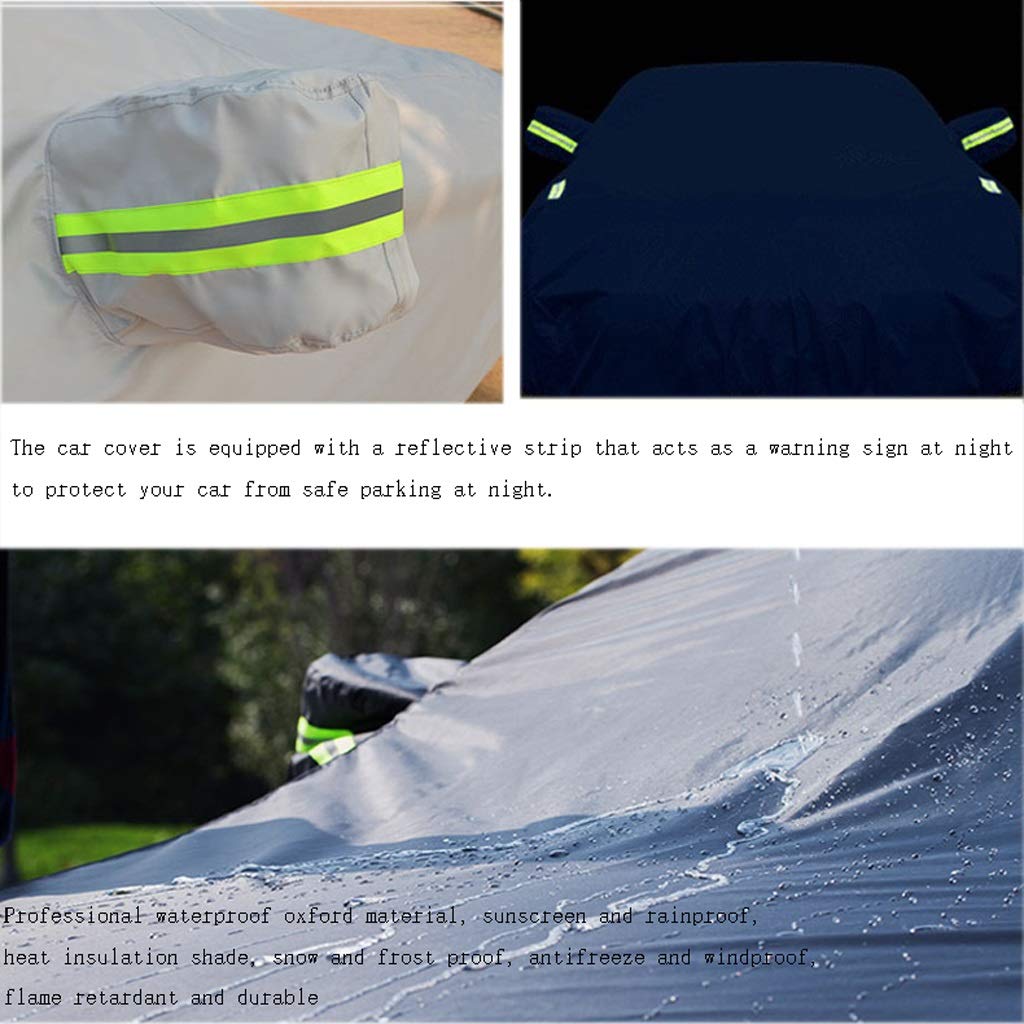 DUWEN Bentley Bentayga Car Cover - Waterproof, UV Protection, All-Weather Outdoor Full Cover for Sun, Rain, Dust & Scratch Protection (Black) - Perfect for Garage, Parking & Long-Term Vehicle Storage