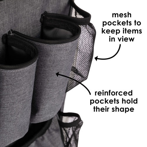 Diono Stow 'n Go XL Car Organizer - Premium Vehicle Storage Solution for Toys, Snacks & Essentials | Perfect for Road Trips, Family Travel & Daily Commutes