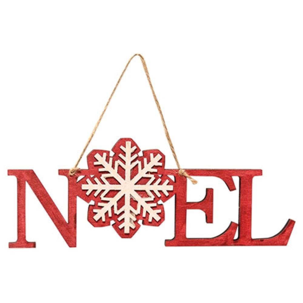NOEL Snowflake Ornament - Christmas Tree Decorations, Holiday Home Decor for Xmas Party, Wedding & Winter Festival Decorations - Perfect for Gift Giving & Festive Celebrations