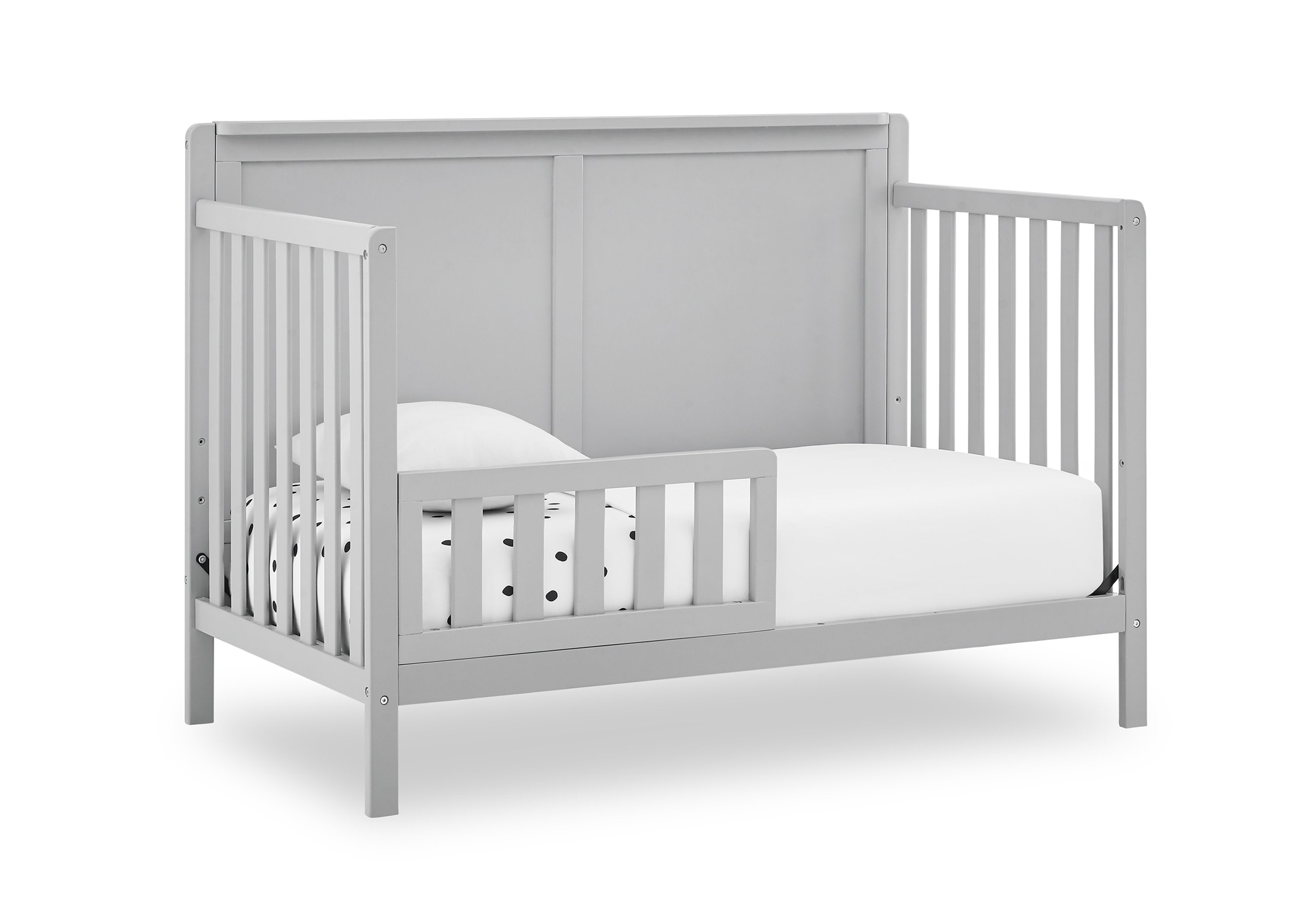 Hartley 6-in-1 Convertible Baby Crib - Toddler Bed & Full-Size Bed Frame - Nursery Furniture for Boys & Girls - Perfect for Newborn to Teen Years