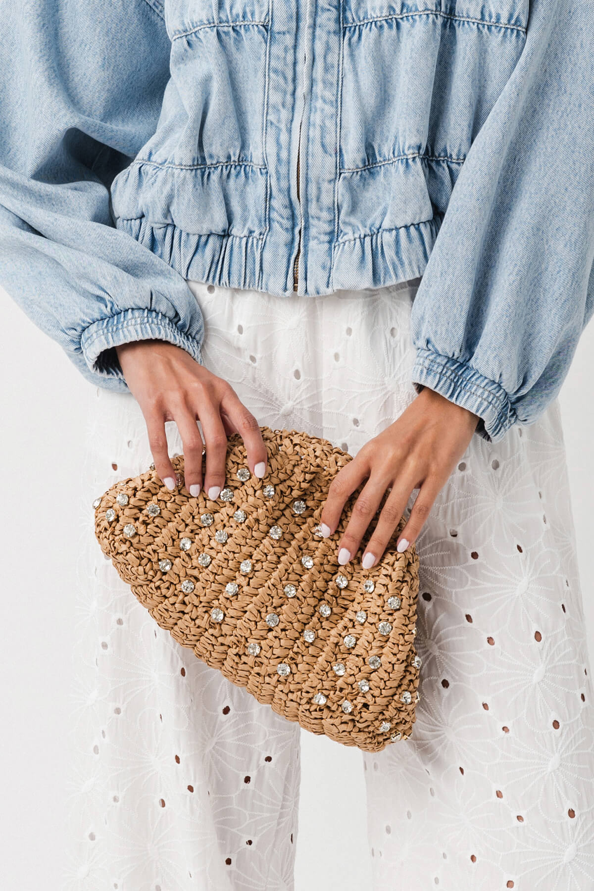 Urban Expressions Gwendolyn Straw Clutch - Fashionable Woven Handbag for Women | Perfect for Beach, Summer Outfits & Casual Occasions