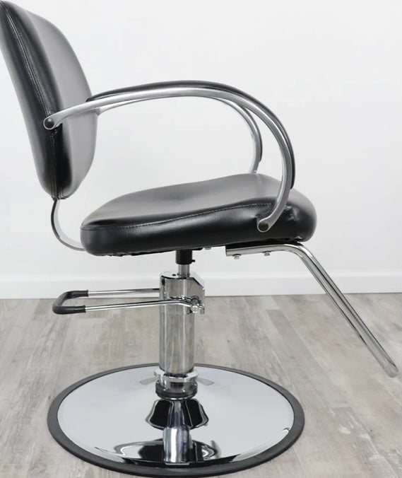 Premium Hydraulic Salon Chair for Hair Styling & Barbering - Adjustable Height & Swivel Base - Perfect for Salons, Barbershops & Home Use