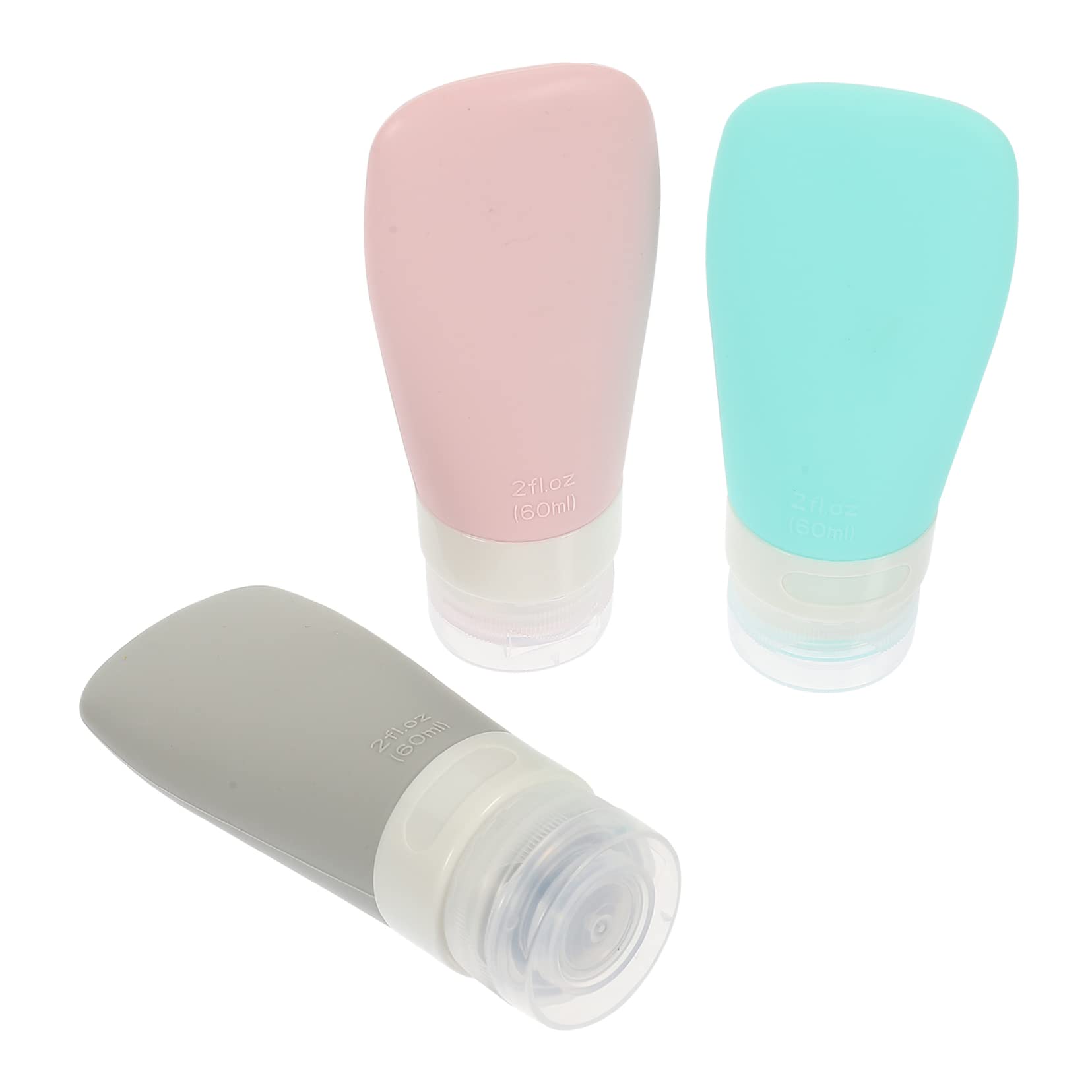 Minkissy Silicone Travel Bottles Set - Leak-Proof Squeeze Bottles for Shampoo, Lotion & Toiletries | Portable TSA Approved Containers for Air Travel, Gym & Vacation Essentials