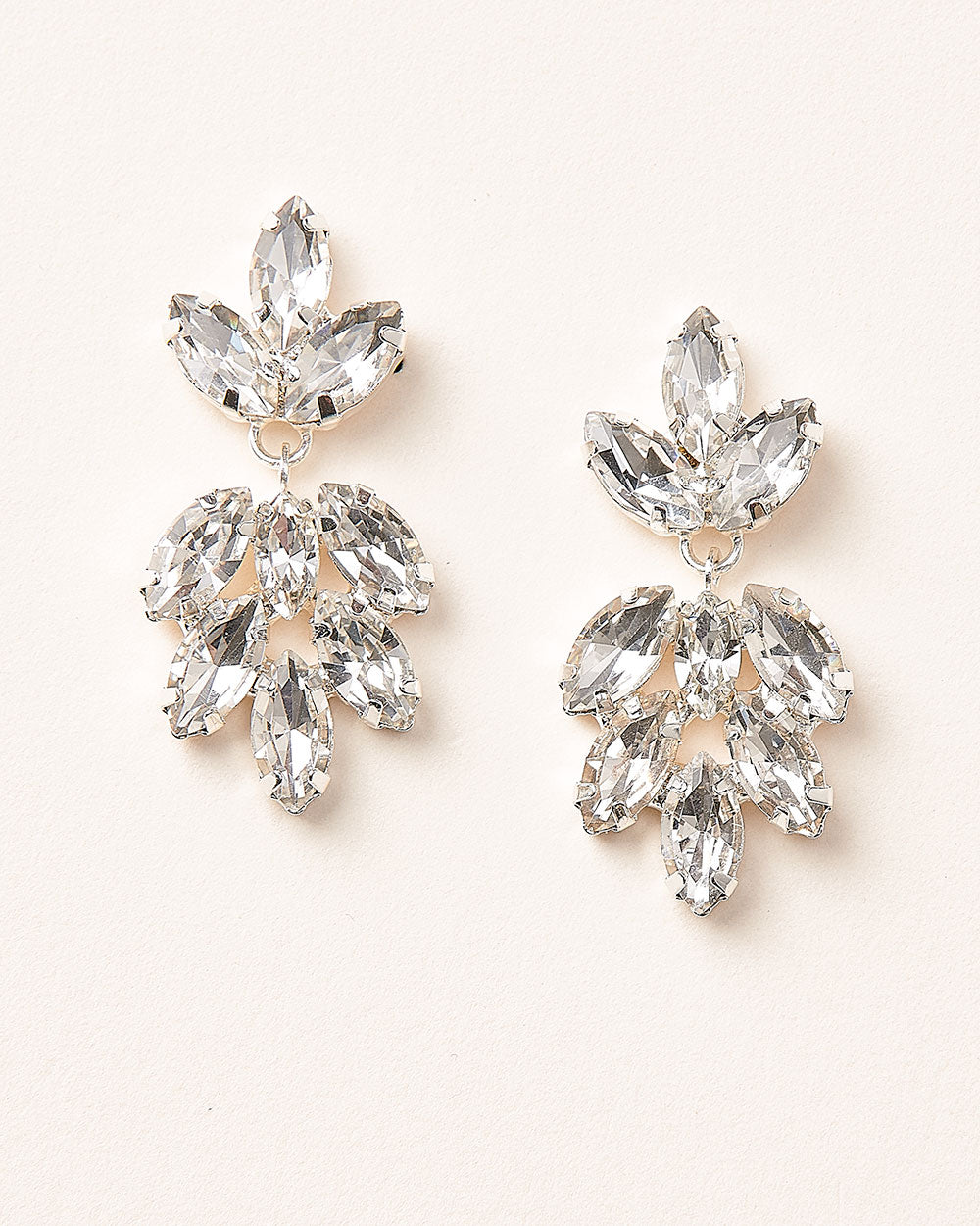 Angelina Crystal Earrings for Women - Elegant & Sparkling Dangle Earrings for Party, Wedding & Evening Wear