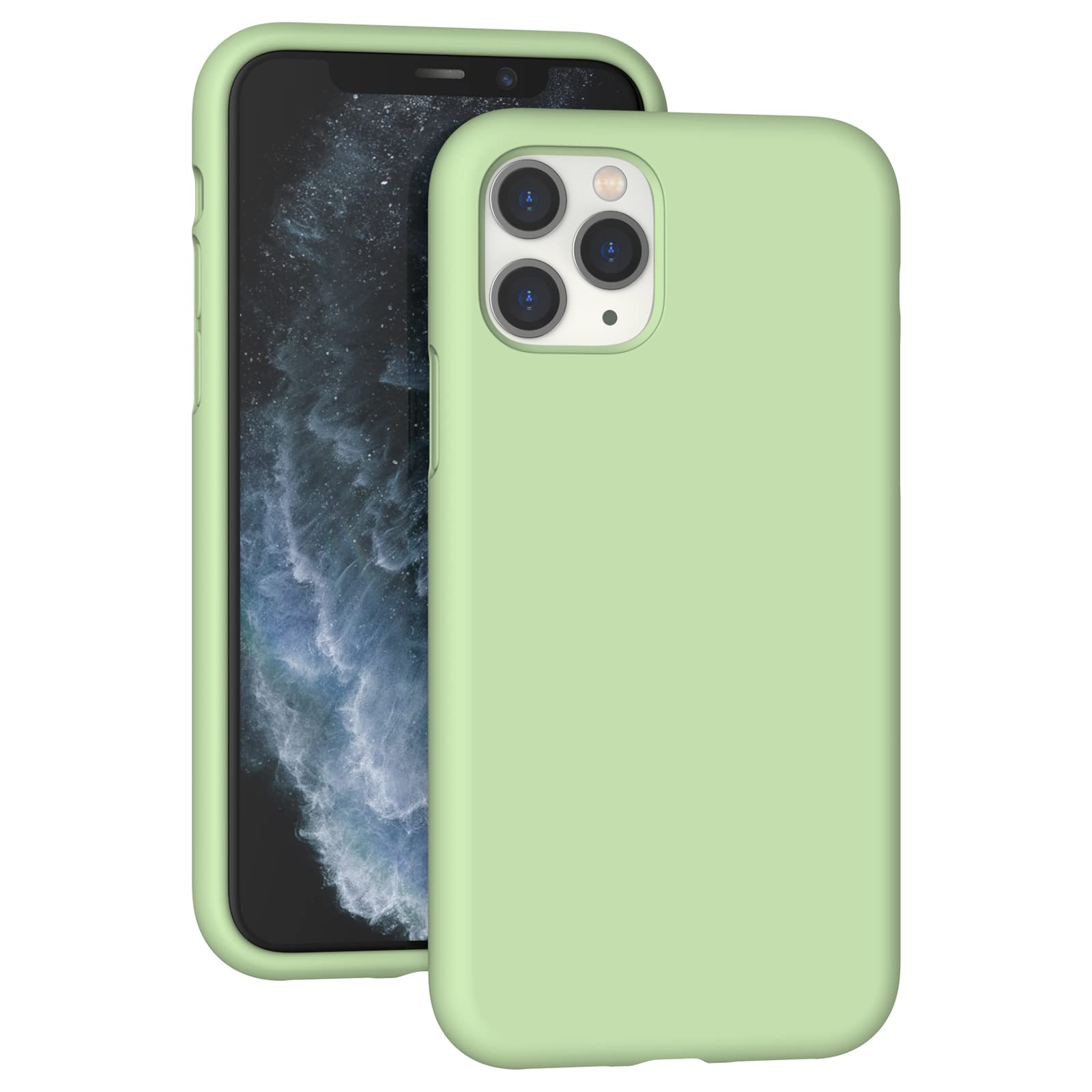 K TOMOTO Shockproof iPhone 11 Pro Max Case - Liquid Silicone Gel Rubber Full Body Protection with Soft Microfiber Lining | Drop Protection Bumper Cover for iPhone 11 Pro Max 6.5