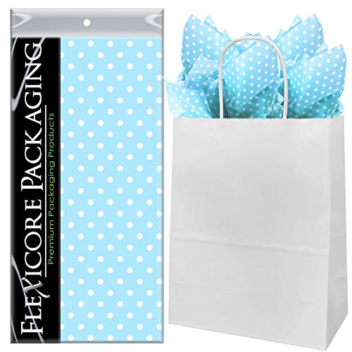 Light Blue Polka Dots