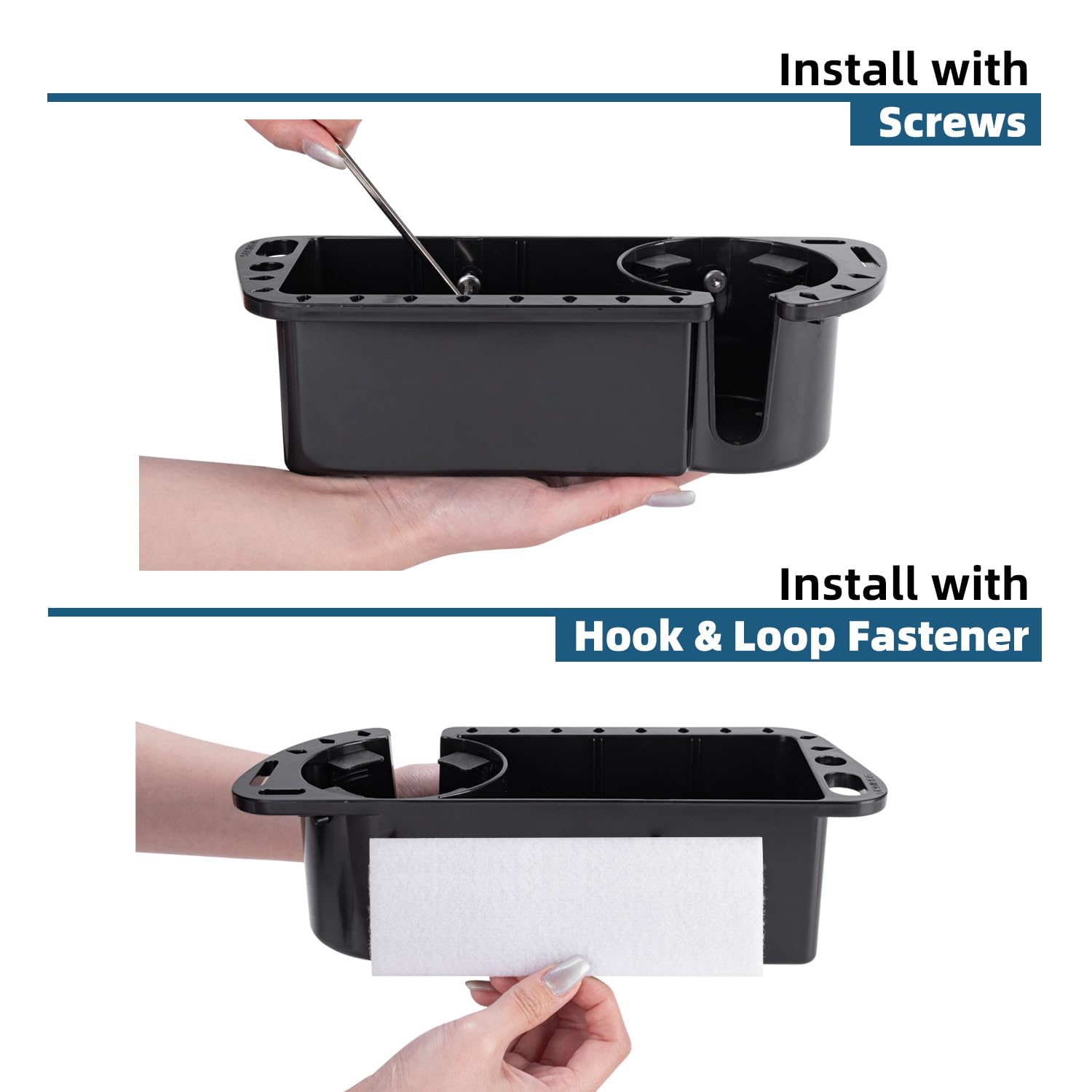 **Boat Cup Holder & Organizer - Multifunctional Storage Caddy for Kayak, Pontoon, Bass & Jon Boats - Fishing Tool & Accessory Holder | Perfect for Fishing Trips & Marine Adventures**