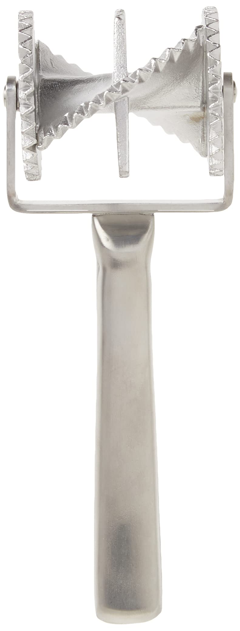 Norpro Cast Iron and Stainless Steel Fattigmann Cutter - Traditional Norwegian Cookie Cutter for Holiday Baking and Pastry Making