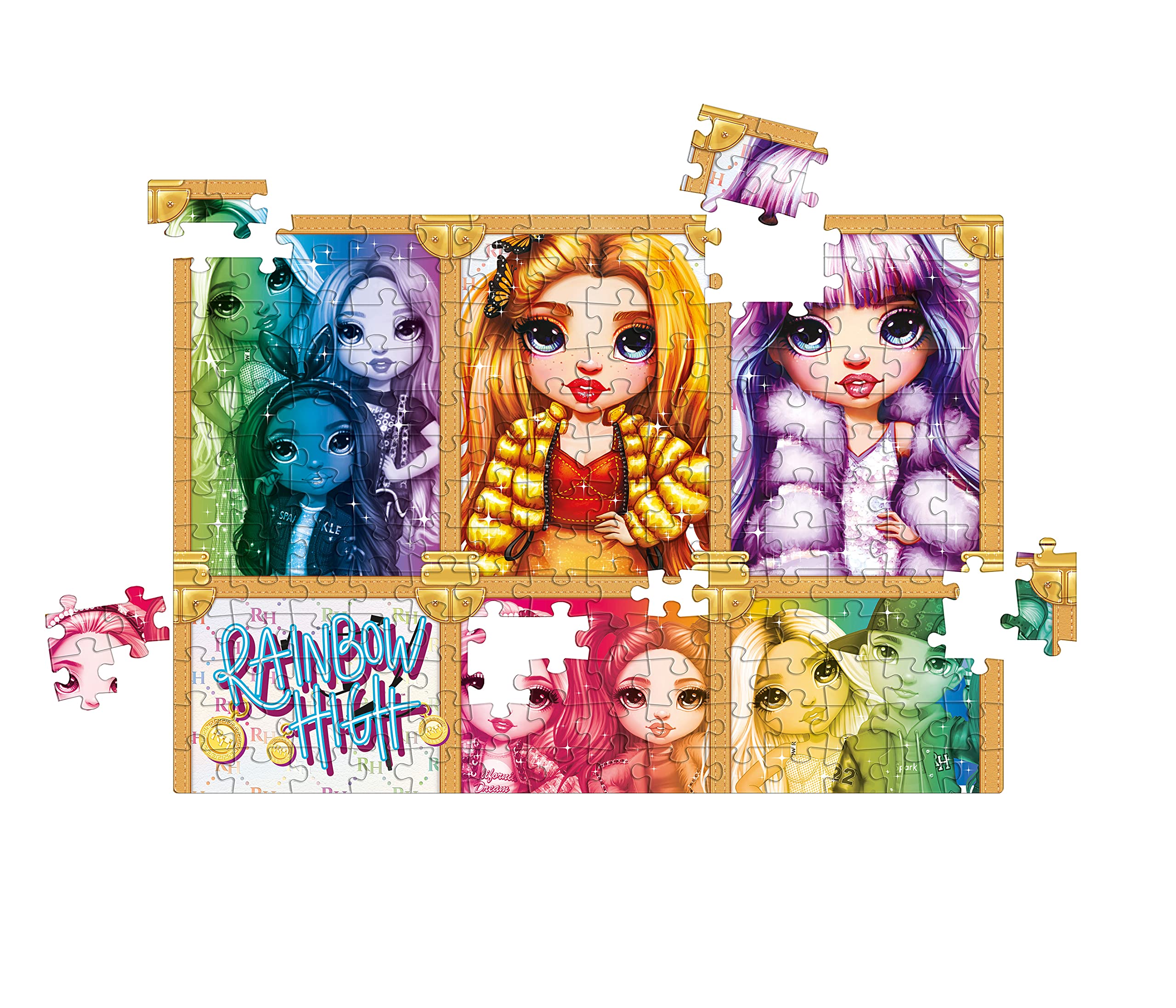 Clementoni Supercolor Puzzle Rainbow High - 180 Piece Jigsaw Puzzle for Kids Age 7+ | Colorful Educational Toy for Family Game Night & Classroom Activities