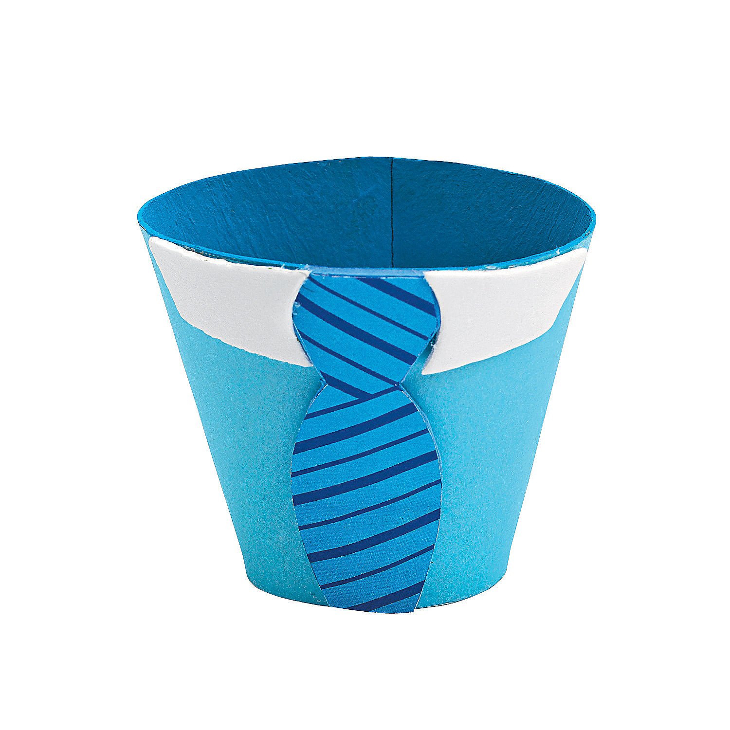 Fun Express Father's Day Treat Holder Craft Kit - Makes 12 DIY Gift Boxes for Kids - Perfect for Classroom Activities, Party Favors & Holiday Crafts