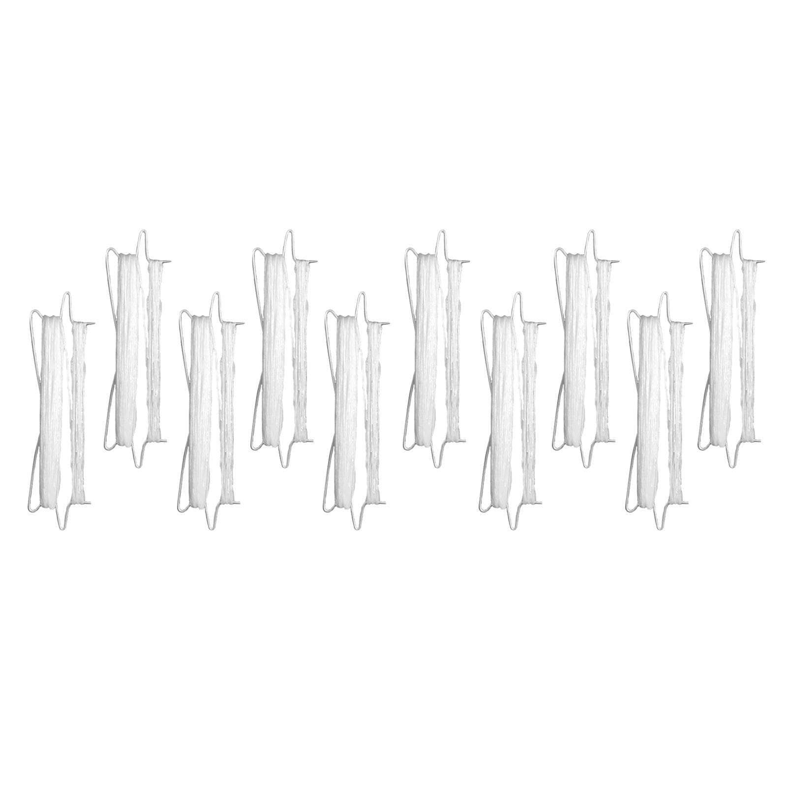 10 Pack Double Tomato Hooks with Twine - Heavy Duty Plant Clips for Tomato Vines, Trellis Support - Prevent Pinching & Falling Fruits - Perfect for Garden, Greenhouse & Vertical Farming