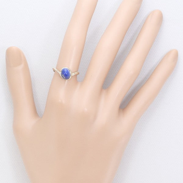 10K White Gold Lapis Lazuli Ring for Women - Elegant Blue Stone Jewelry Gift for Birthday, Anniversary & Special Occasions