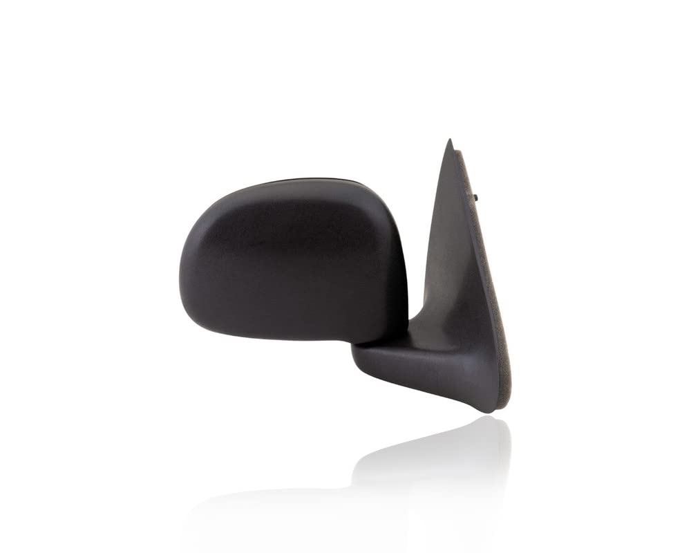 Replacement Manual Black Right Passenger Side Door Mirror for 1997-2003 Ford F-150 (F75Z17682HAA) - Perfect for Truck Maintenance & Road Safety