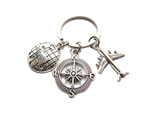 Compass Globe Airplane