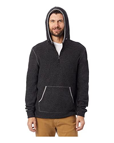 Men's Outdoor Quarter-Zip Hoodie - Lightweight Fleece Pullover for Hiking, Running & Casual Wear | Moisture-Wicking & Breathable