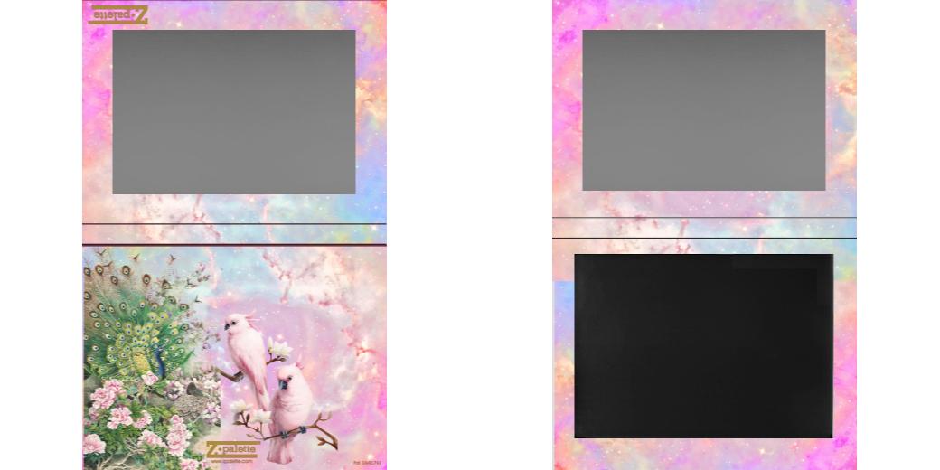 Custom Extra Large Z Palette - Magnetic Makeup Palette for Eyeshadows & Blush - Perfect for Professional Makeup Artists & Travel