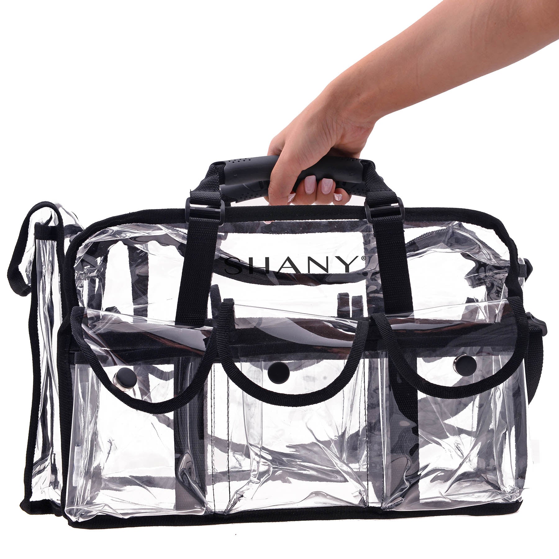 Clear PVC Makeup Bag - Waterproof Cosmetic Organizer for Travel, Gym & Daily Essentials | Transparent Toiletry Pouch for Women & Men