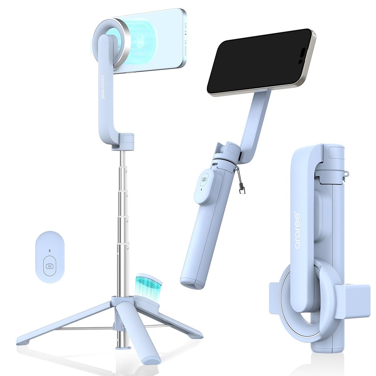 Araree MAGFIE Pod - Magnetic Selfie Stick Tripod with Wireless Remote | 27