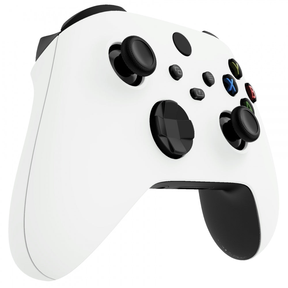 eXtremeRate White Replacement Front Housing Shell with Side Rails Panels for Xbox Series X & S Controller - Customize Your Gaming Experience for Enhanced Comfort & Style