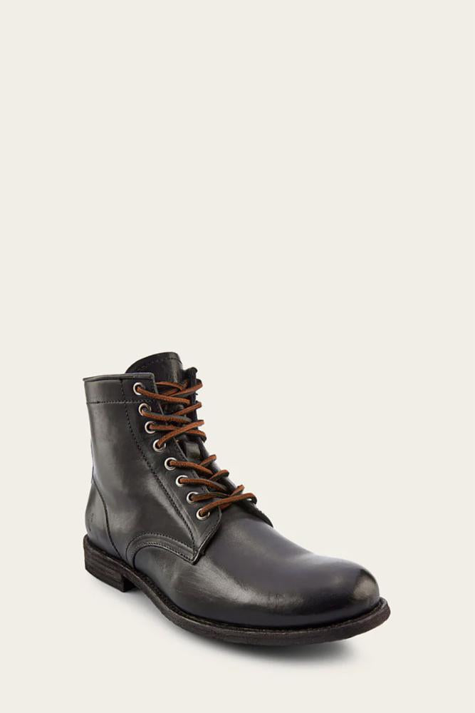 Frye Men's 80709 Black Leather Boots - Classic Casual & Work Boots for Everyday Wear