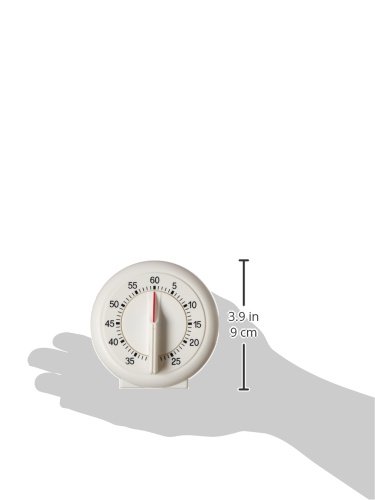Norpro 60 Minute Kitchen Timer with Loud Alarm - 3.5 Inch Large Display for Easy Reading | Perfect for Cooking, Baking, Studying & Workout Timing