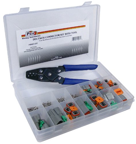 Pico 0003dt 125-Piece German Tool Kit with Screwdrivers & Wrenches - Perfect for DIY Home Repairs, Automotive Maintenance, and Electronics Projects