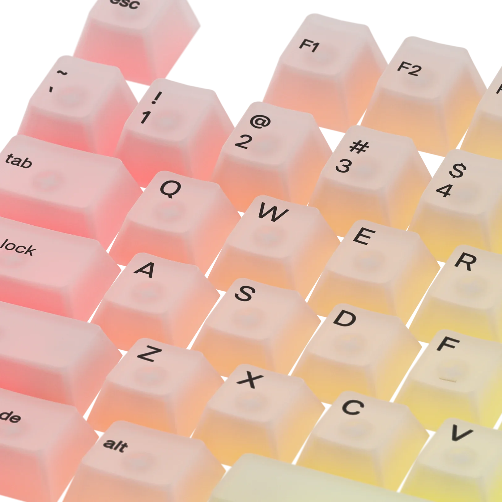 Polychroma Keycaps for Mechanical Keyboards - Custom RGB Backlit Keycaps for Gaming & Typing - Perfect for PC, Mac & Laptop Keyboards (US Layout)