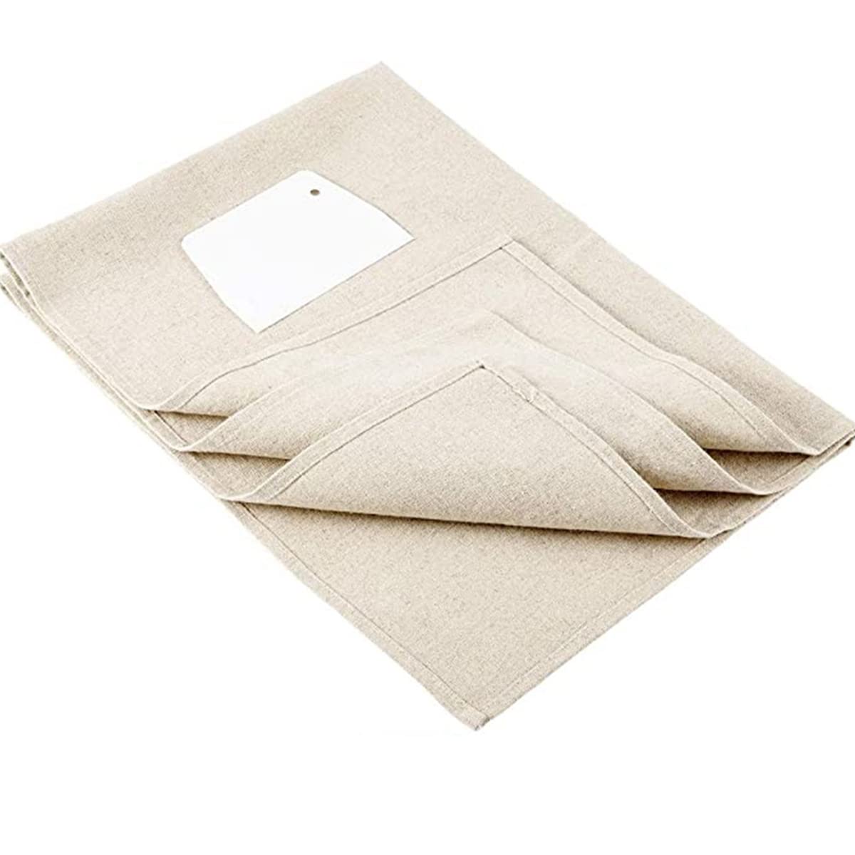 Bahderaus Professional Bakers Dough Couche (35x26 Inch) - Premium Linen Proofing Cloth for Artisan Bread Baking | Perfect for Sourdough, Baguettes & Homemade Loaves