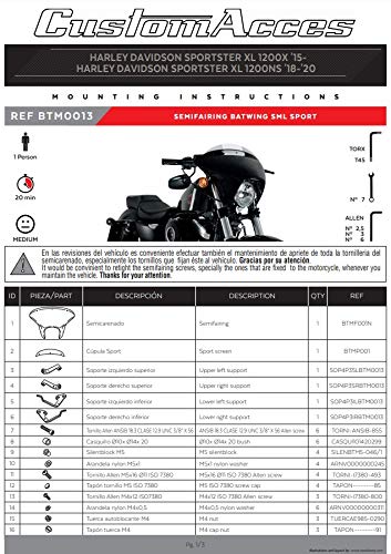 Harley Davidson Sportster Iron XL1200N (2018-2020) Batwing SML Short Windshield - Smoke Tinted for Motorcycle Wind Protection & Style Enhancement | Perfect for Cruising & Long-Distance Riding