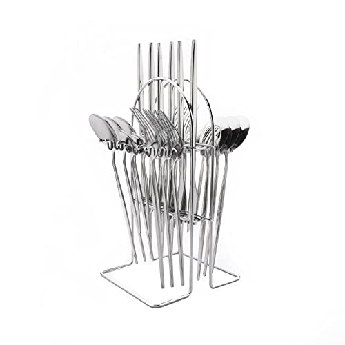 Silver - 24 Pcs+Rack