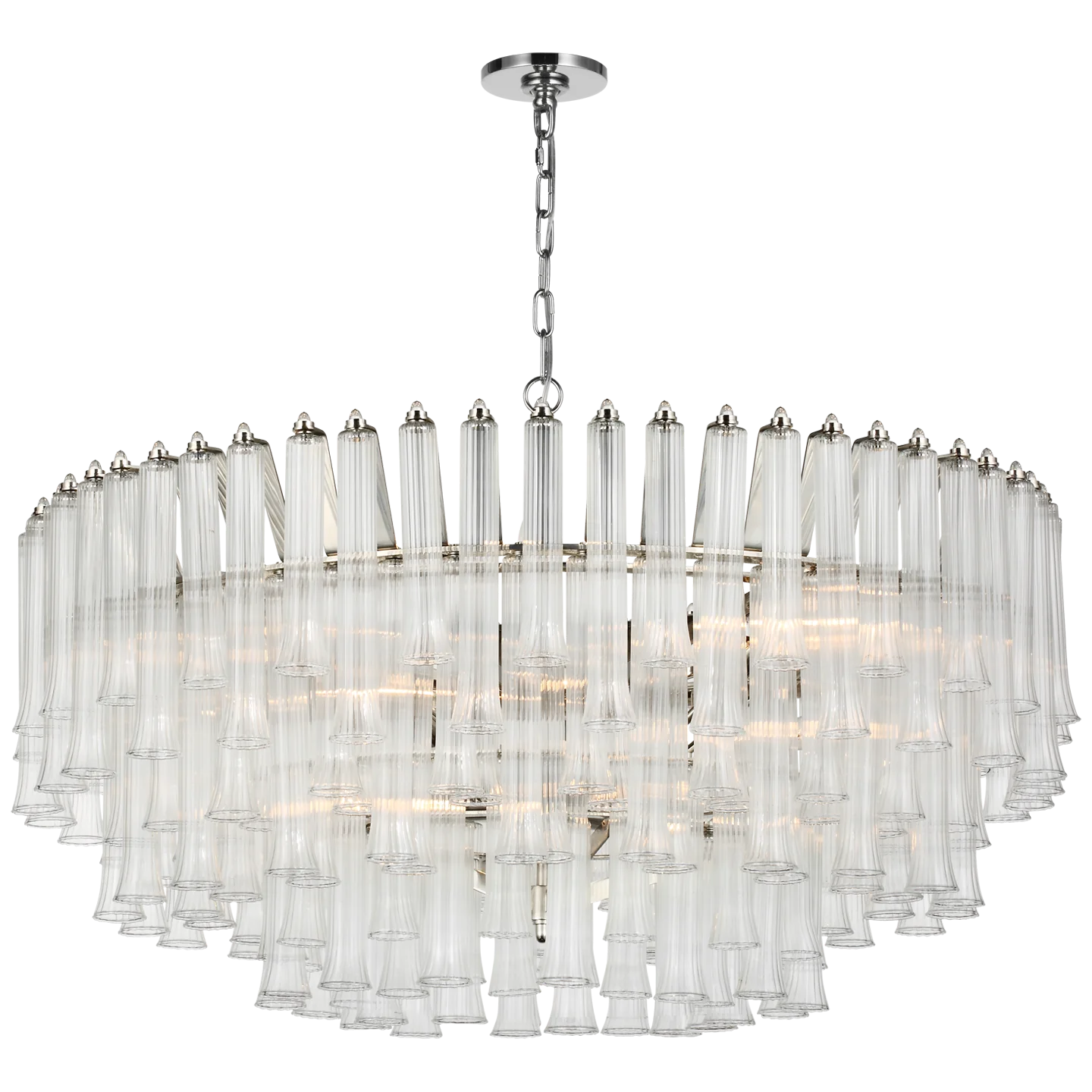 Lorenzo X Large Chandelier - Elegant Crystal Ceiling Light Fixture for Dining Room, Living Room & Bedroom | Modern Luxury Lighting for Home Decor