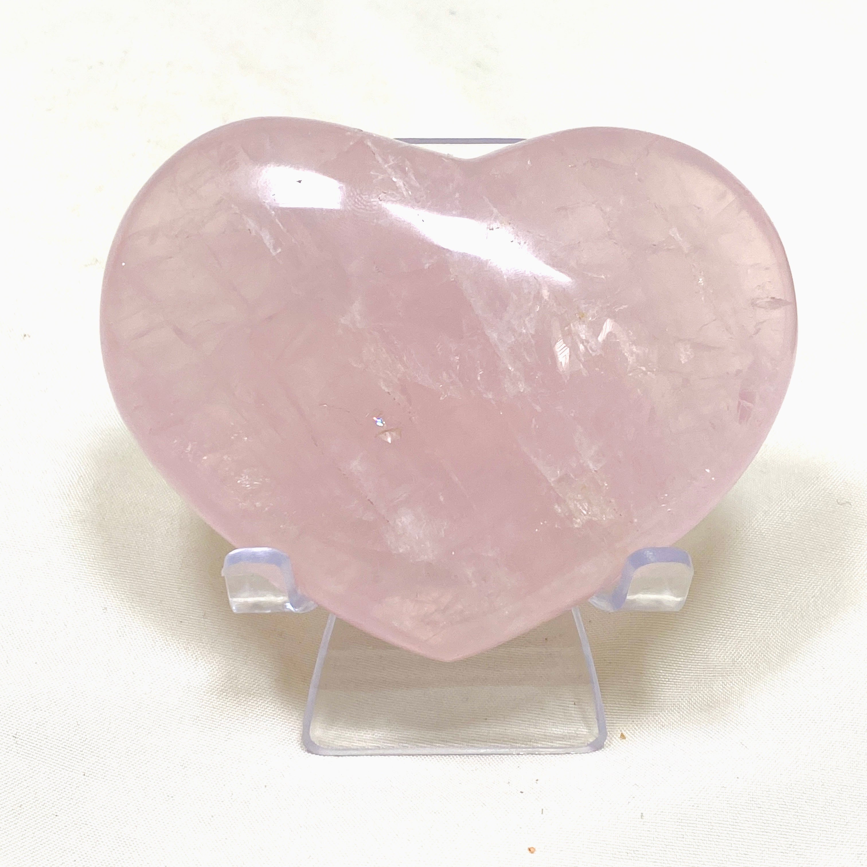Rose Quartz Heart Necklace - Natural Gemstone Jewelry for Love & Healing | Perfect Gift for Valentine's Day, Anniversary & Self-Care