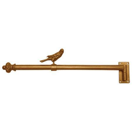 Orion Swing Arm Wall Mount - 34 Inch Round Iron Art with 1 Inch Finish | Vintage Industrial Decor for Living Room, Bedroom & Office