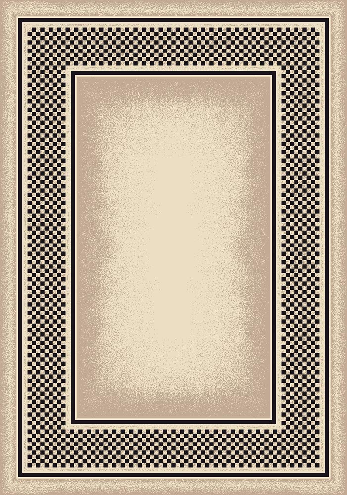 Vintage Gingham Opal Onyx Area Rug 10'9