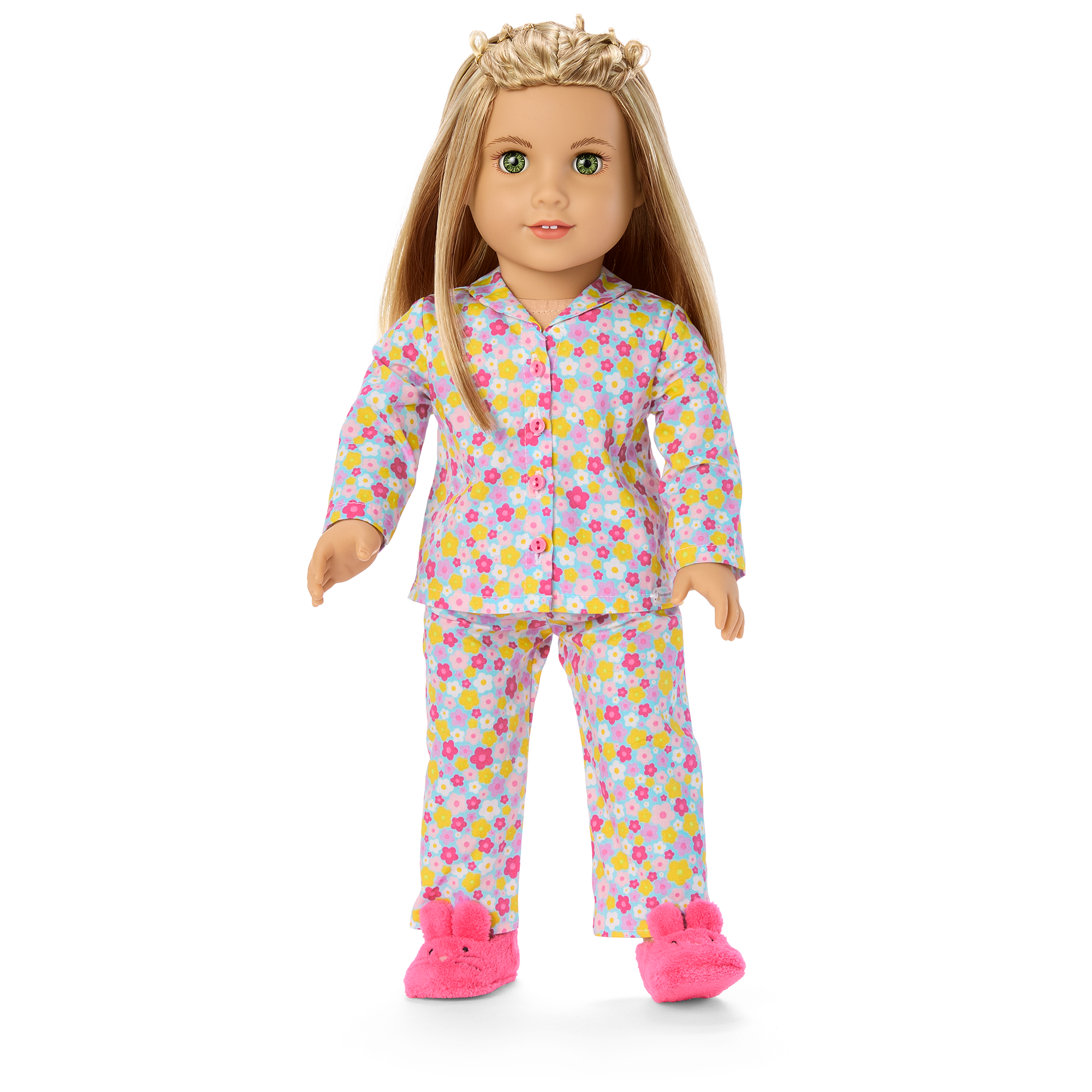 Isabel’s™ Floral Dreams Pajamas for 18 inch Dolls - Soft Cotton Sleepwear for American Girl Dolls & Historical Characters - Perfect for Bedtime Play & Doll Collection Displays
