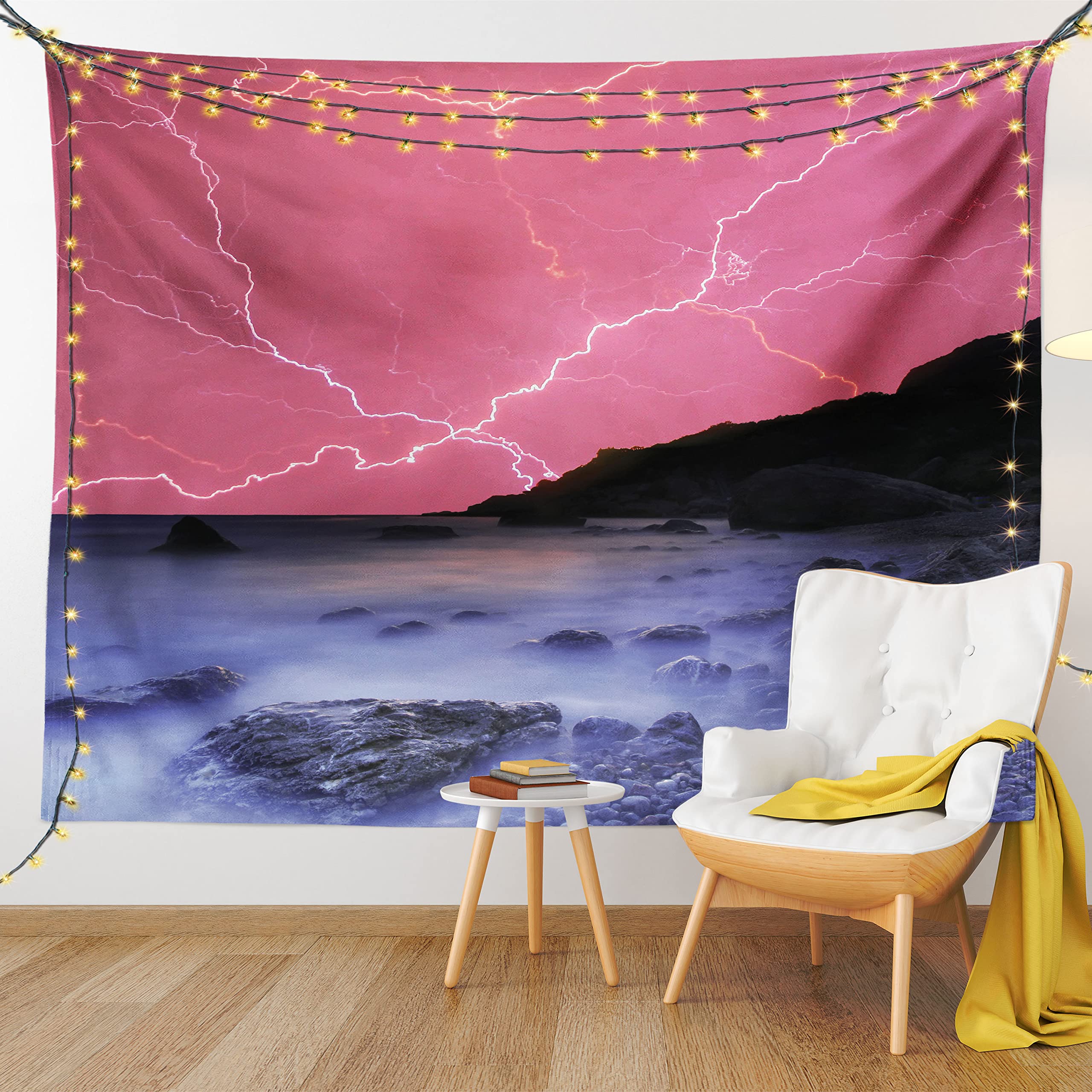 Ambesonne Thunderstorm Tapestry - Vibrant Sky Wall Decor for Bedroom & Living Room