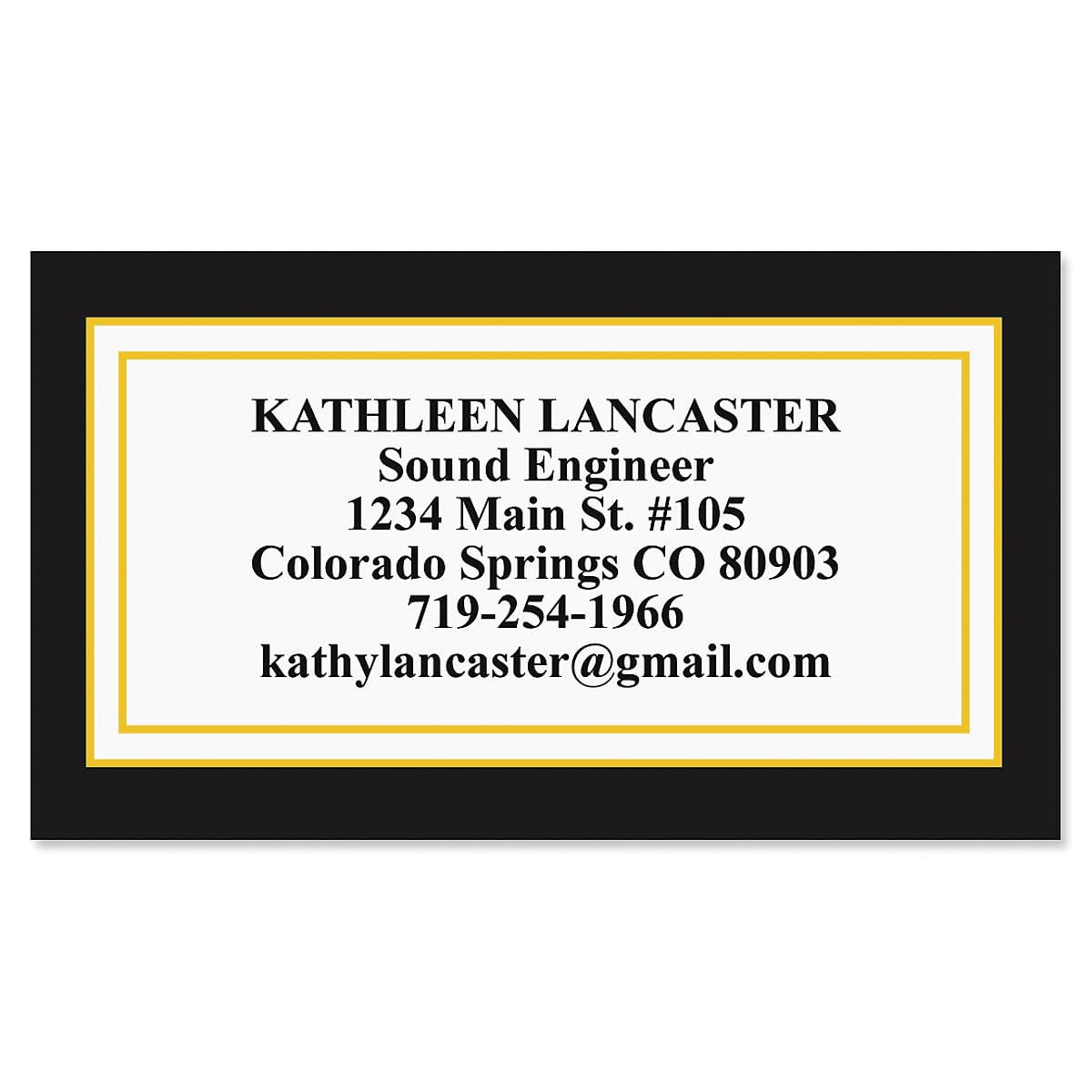 Premium Personalized Business Cards - 250 Single Sided Custom Cards (2
