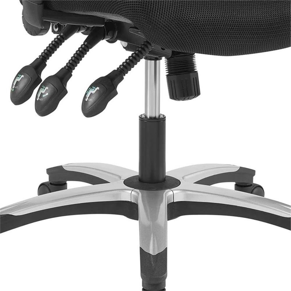 UrbanPro Modern Mesh Adjustable Swivel Office Chair - Ergonomic Black Desk Chair with Lumbar Support & Tilt Function for Home Office, Gaming & Workspace Comfort
