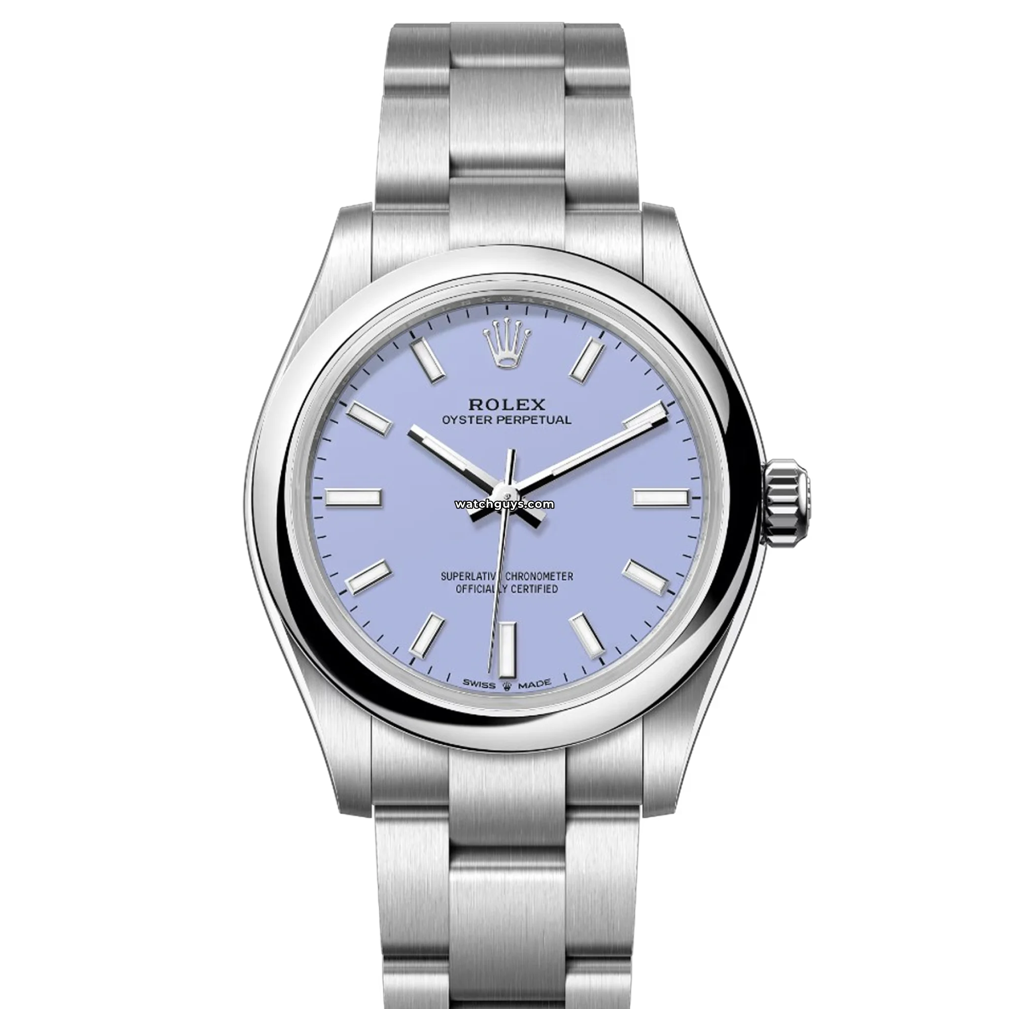 Rolex Oyster Perpetual 277200 Lavender Dial 31mm Stainless Steel Watch - Luxury Timepiece for Women, Perfect for Business, Parties & Special Occasions