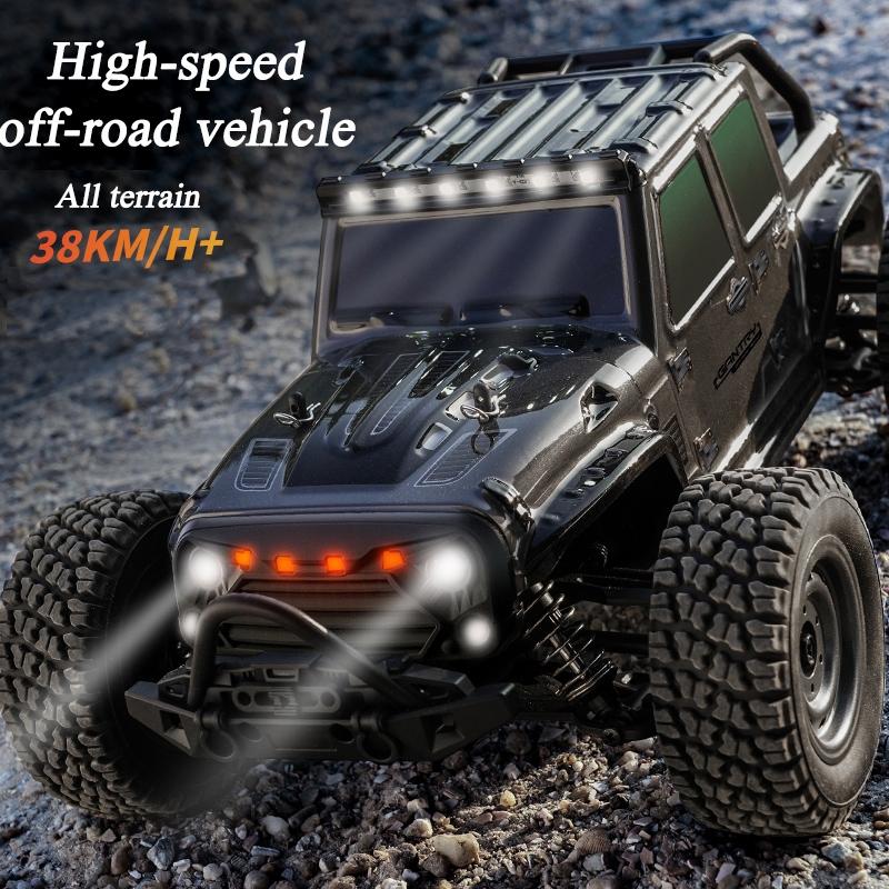 1/16 Scale 2.4GHz Electric 4WD Off-Road RC Car Toy - White | High-Speed Remote Control Racing Vehicle for Kids & Adults | Perfect for Backyard, Park & Indoor Racing