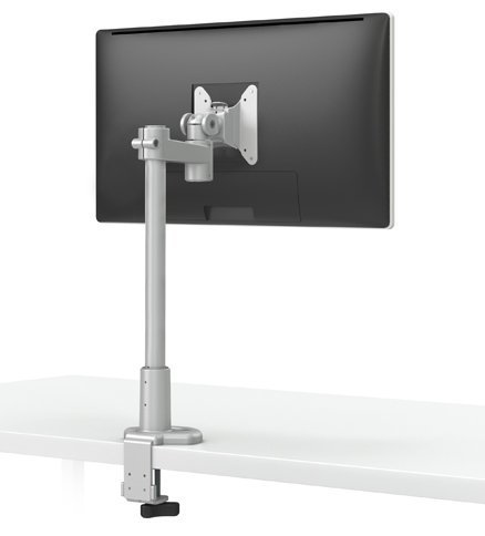 ESI Ergo EVOLVE-STUBBY-SLV Single Monitor Arm - Adjustable VESA Mount for 13-32
