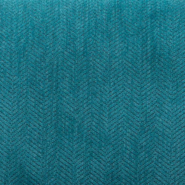 Roundhill Furniture Pisano Chenille Fabric Armless Contemporary Accent Chair with Matching Kidney Pillow in Teal Blue - Perfect for Living Room, Bedroom, or Office Decor