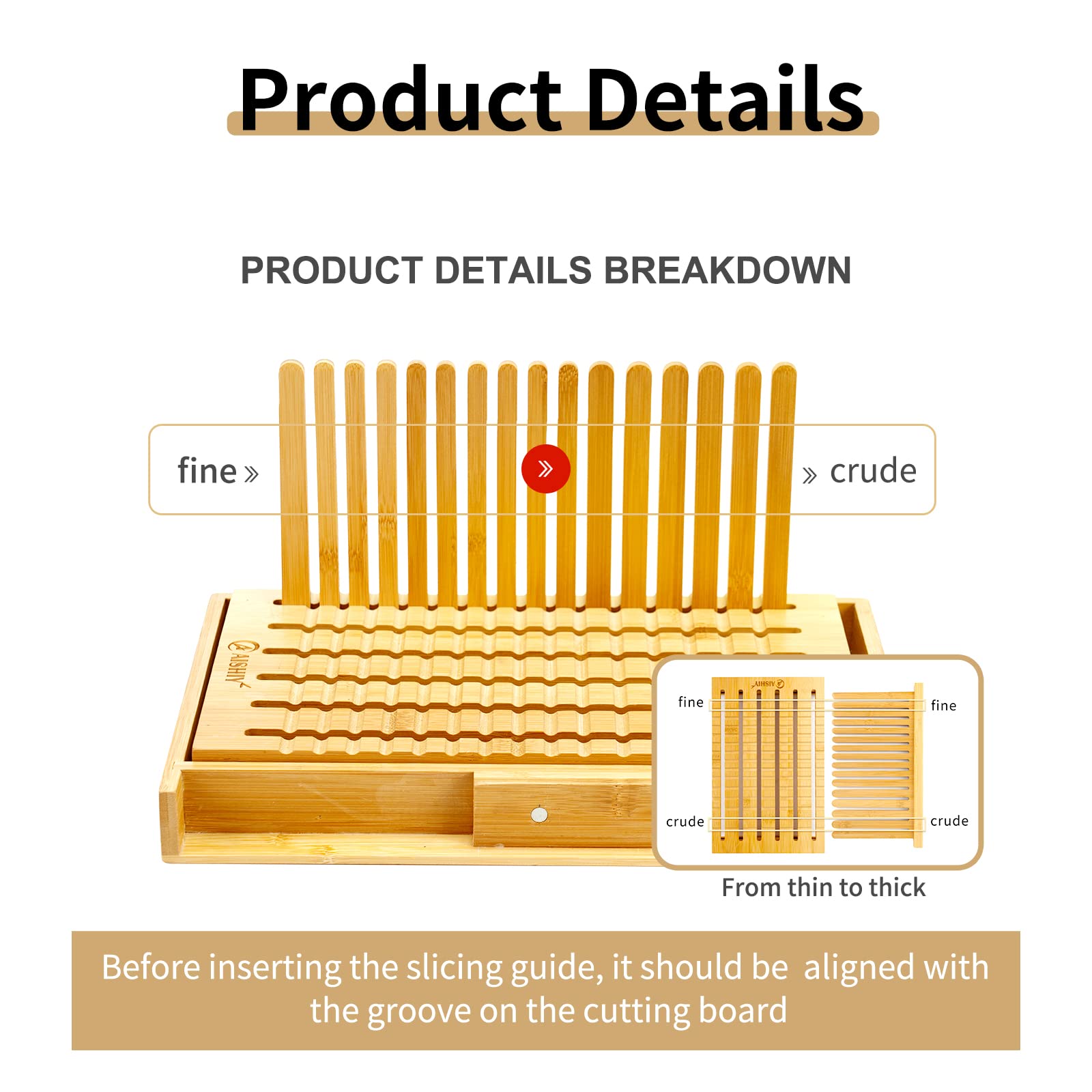 AISHYI 2024 Electric Bread Slicer - Adjustable Thickness & Width Bread Knife with Crumb Tray, Plug-in Slicing Guide for Homemade Bread, Cakes, Bagels - Perfect for Bakeries, Home Kitchens & Breakfast Prep