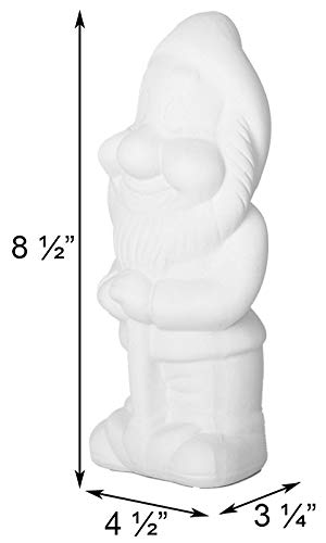 BestNest Esschert DIY Paint Your Own Garden Gnomes Kit - Club Pack of 6 for Kids - Creative Outdoor Decor & Fun Garden Craft Activity for Children's Parties, Summer Projects & Family Bonding
