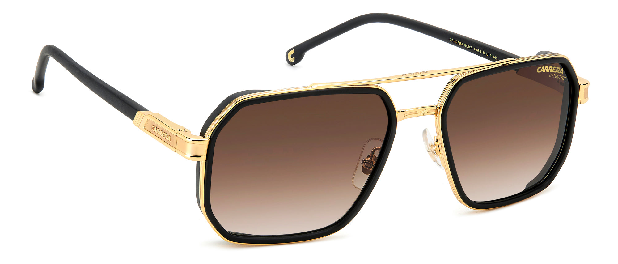 Carrera 1069S Sunglasses - Polarized UV Protection Sports Sunglasses for Men & Women - Perfect for Running, Cycling, and Outdoor Activities
