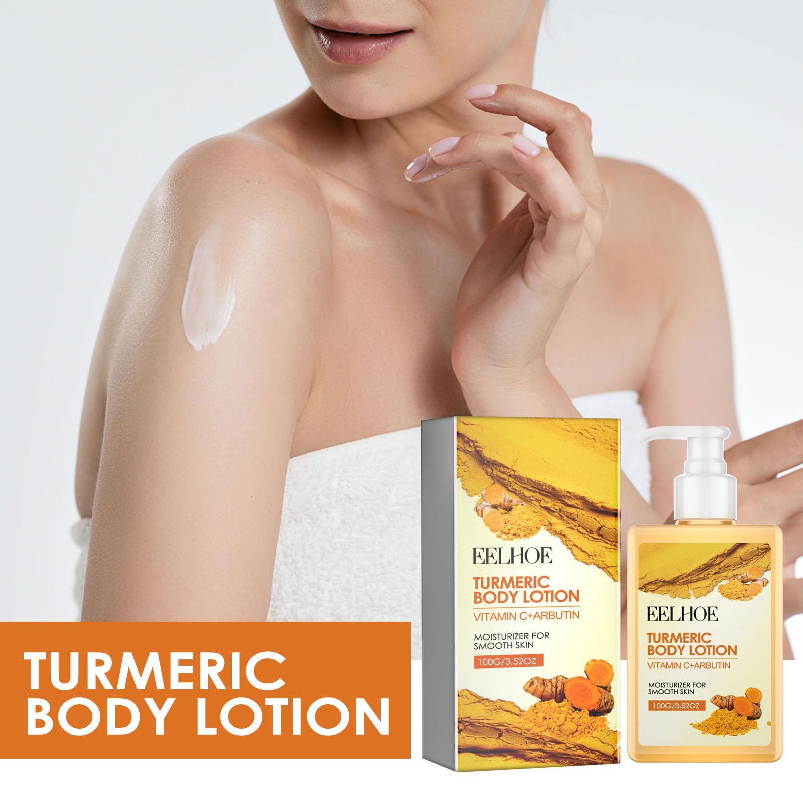 Turmeric Body Lotion for Brightening & Hyperpigmentation - Moisturizing Skin Care with Long-Lasting Hydration - Smooth & Even Skin Tone - Perfect as Mother's Day Gift Set (3 Pack) - Ideal for Daily Skincare Routine & Special Occasion Gifts