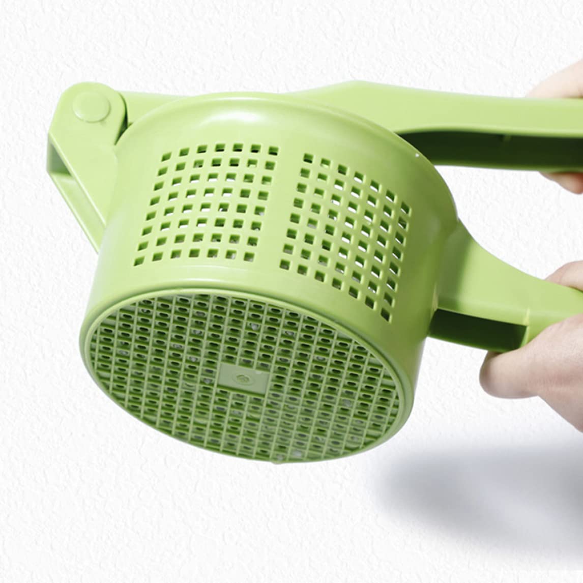 **Green Salad Spinner - Hand-Powered Fruit & Vegetable Dryer for Fresh Greens, Lettuce, Berries - Kitchen & Dining Essential for Healthy Meals & Meal Prep**